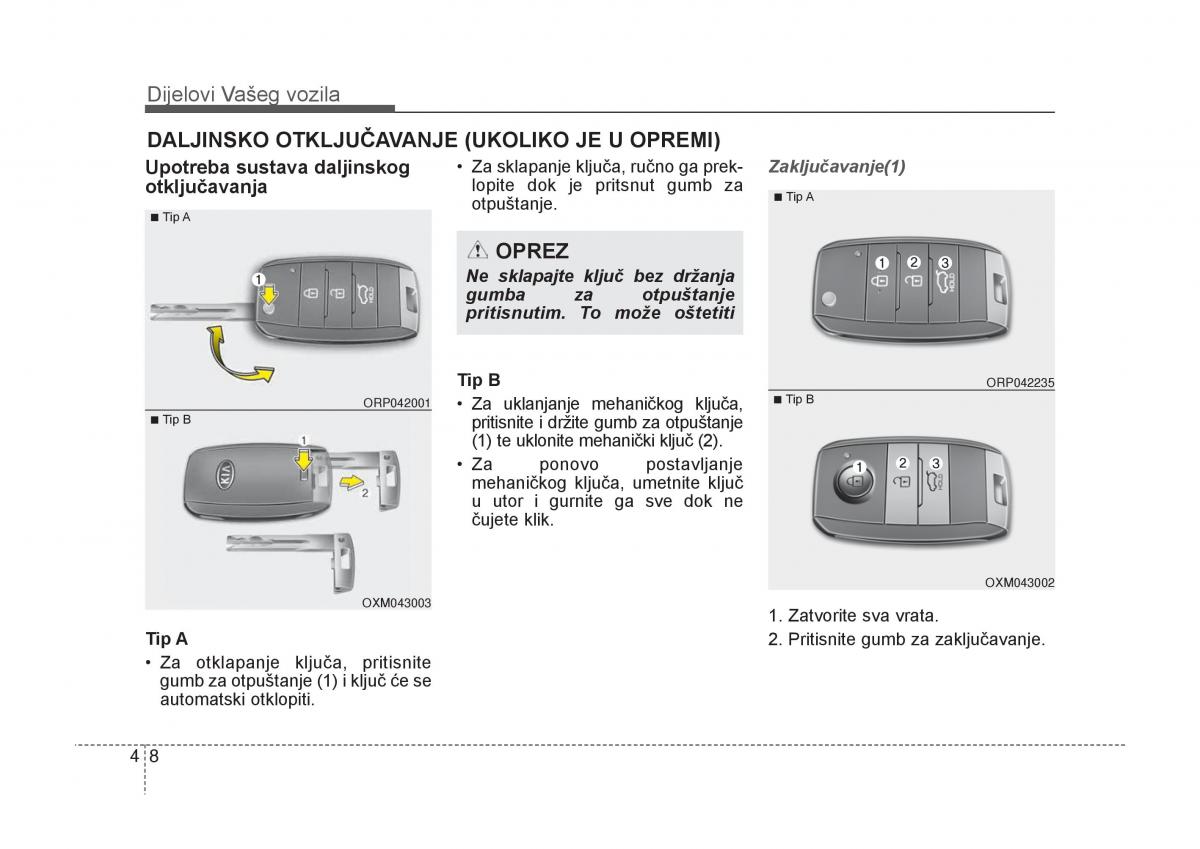 KIA Carens III 3 vlasnicko uputstvo / page 100