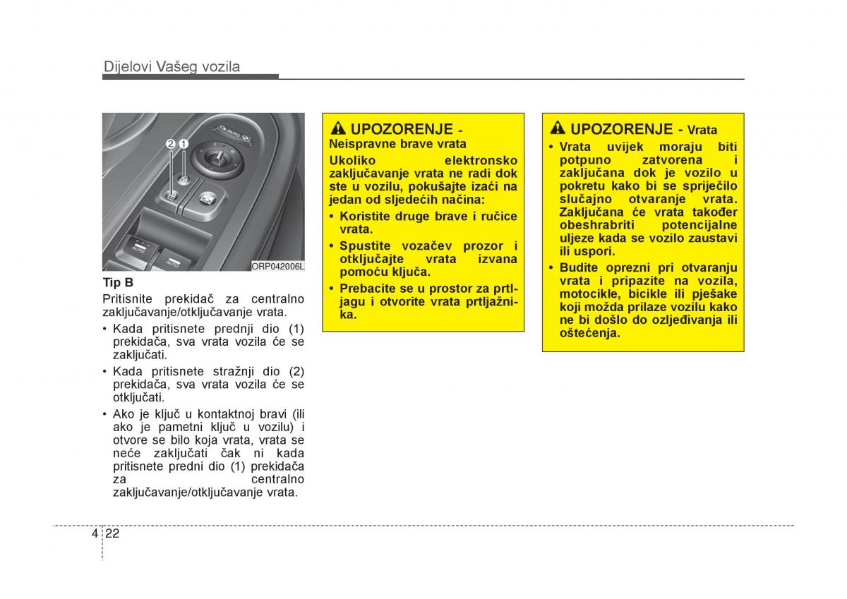 KIA Carens III 3 vlasnicko uputstvo / page 114