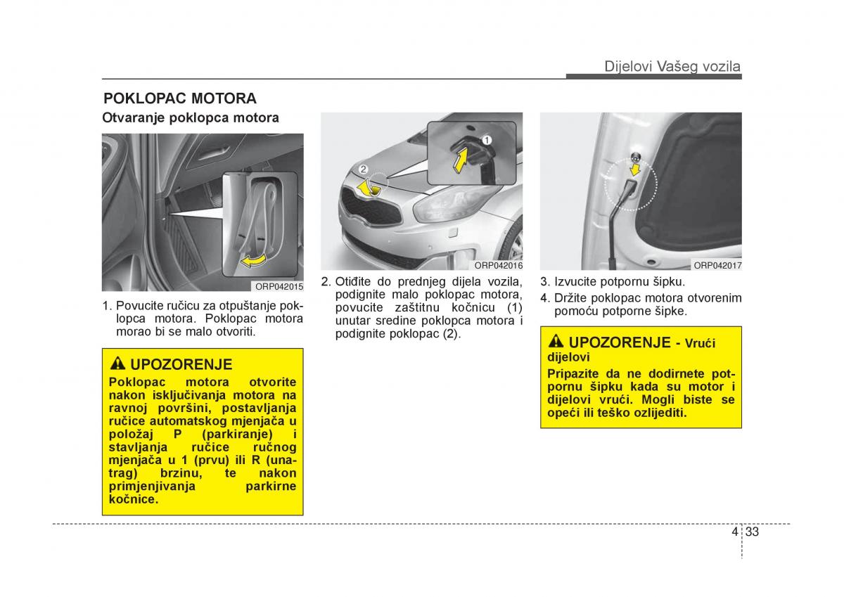 KIA Carens III 3 vlasnicko uputstvo / page 125