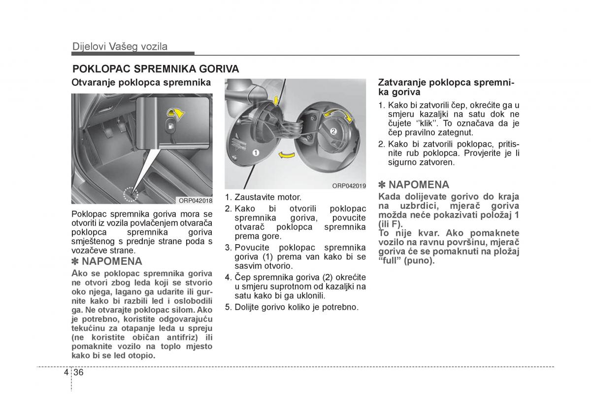 KIA Carens III 3 vlasnicko uputstvo / page 128