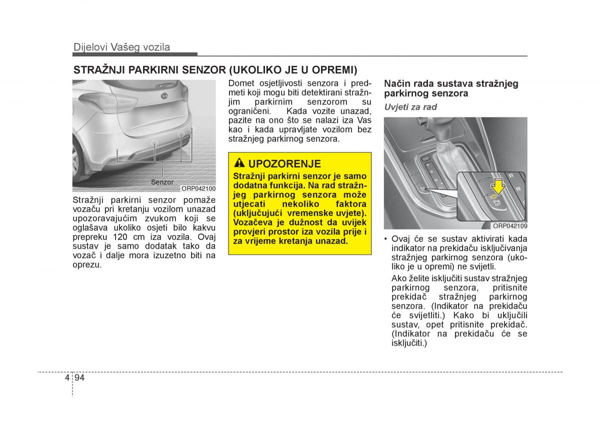 KIA Carens III 3 vlasnicko uputstvo / page 186