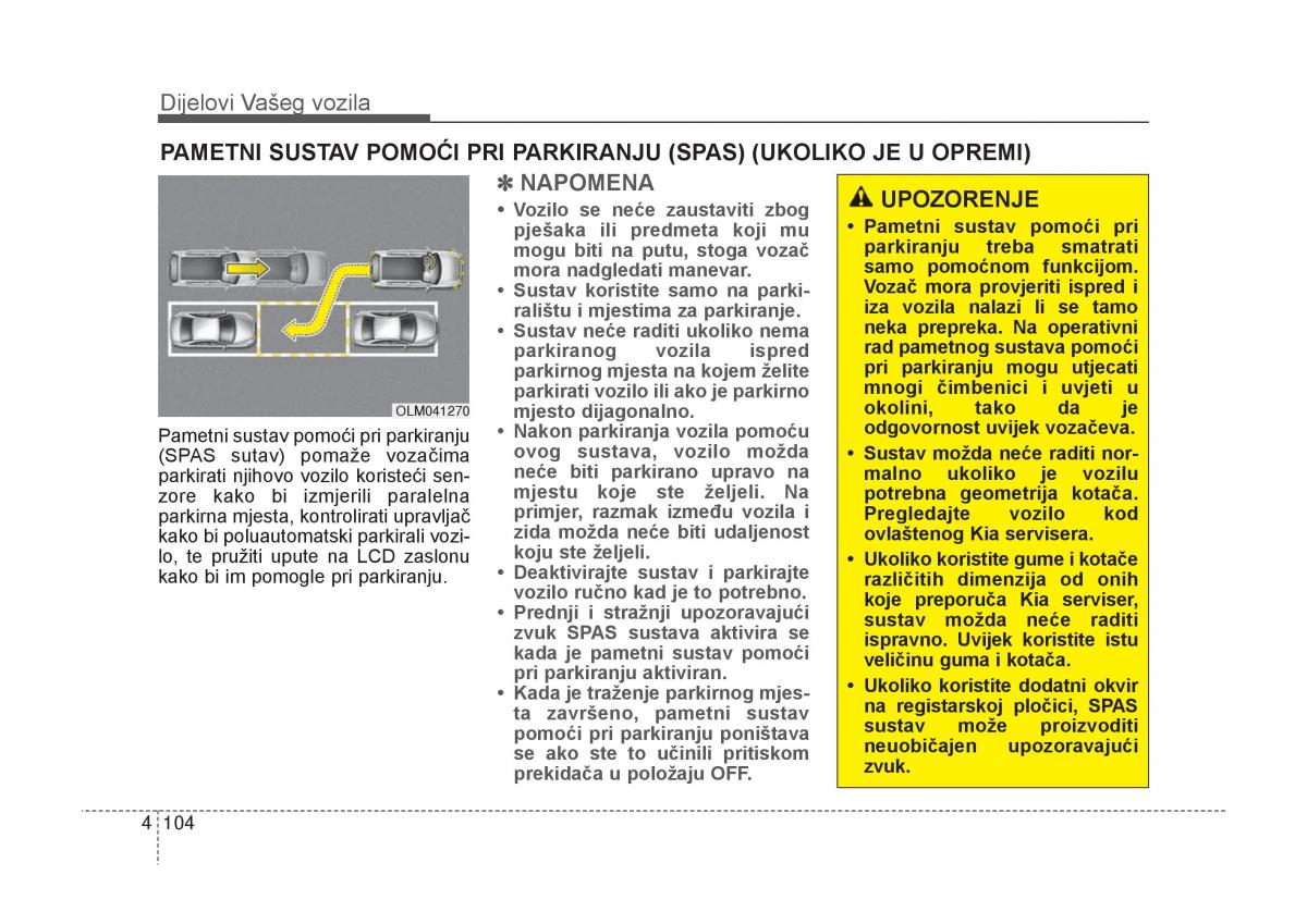 KIA Carens III 3 vlasnicko uputstvo / page 196