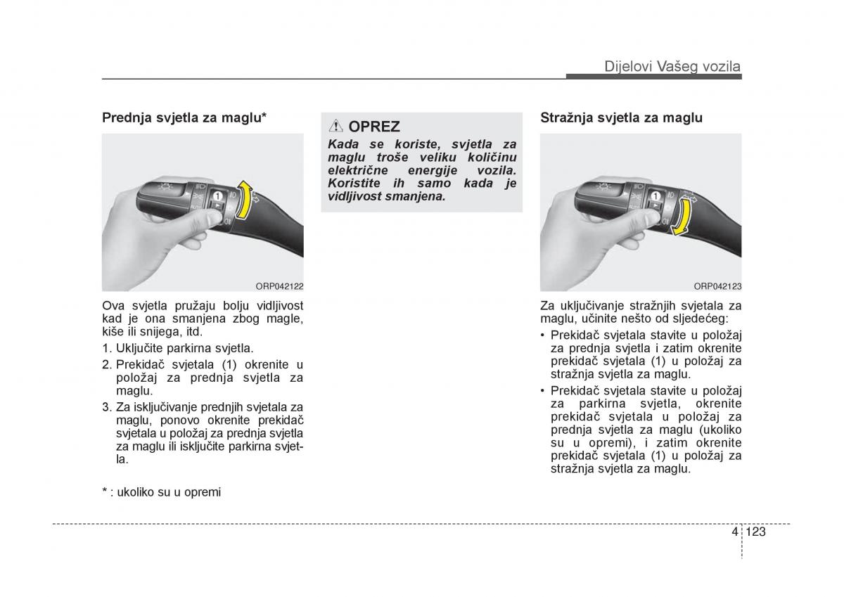 KIA Carens III 3 vlasnicko uputstvo / page 215