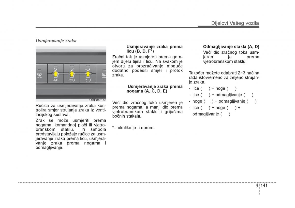 KIA Carens III 3 vlasnicko uputstvo / page 233