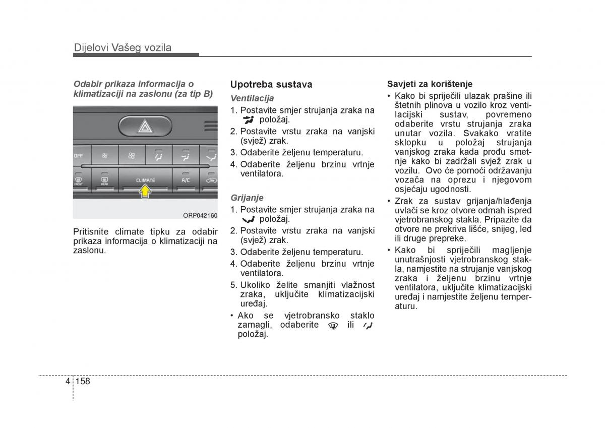 KIA Carens III 3 vlasnicko uputstvo / page 250