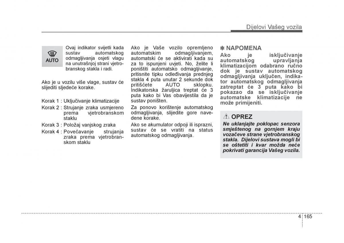 KIA Carens III 3 vlasnicko uputstvo / page 257