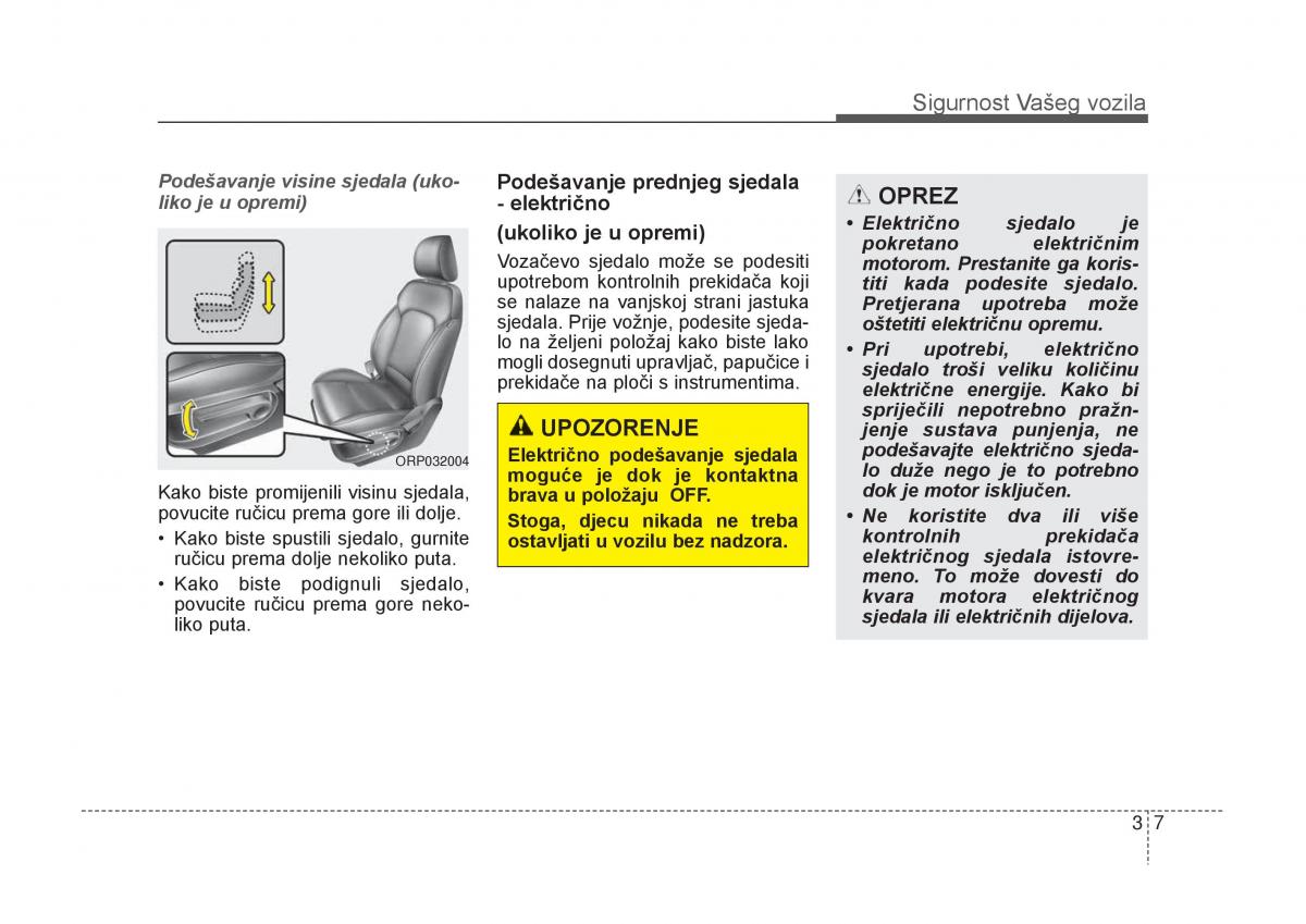 KIA Carens III 3 vlasnicko uputstvo / page 27