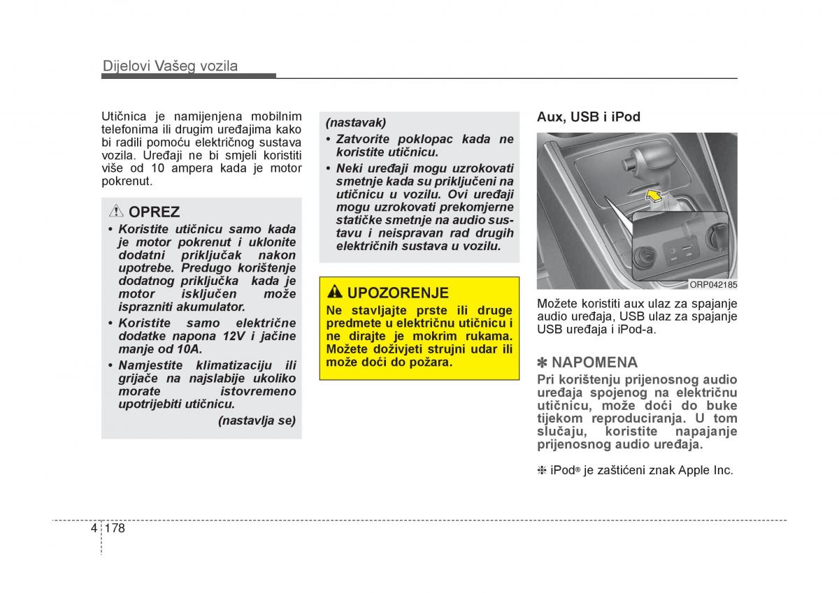 KIA Carens III 3 vlasnicko uputstvo / page 270