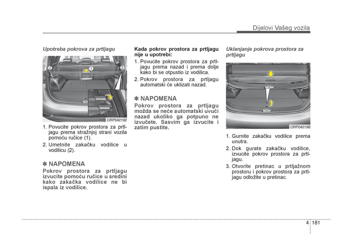 KIA Carens III 3 vlasnicko uputstvo / page 273