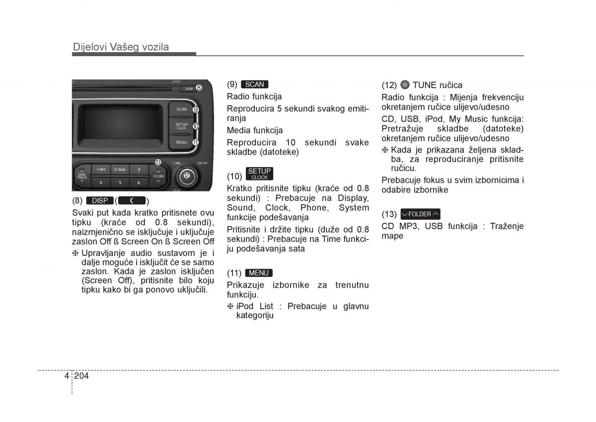 KIA Carens III 3 vlasnicko uputstvo / page 296