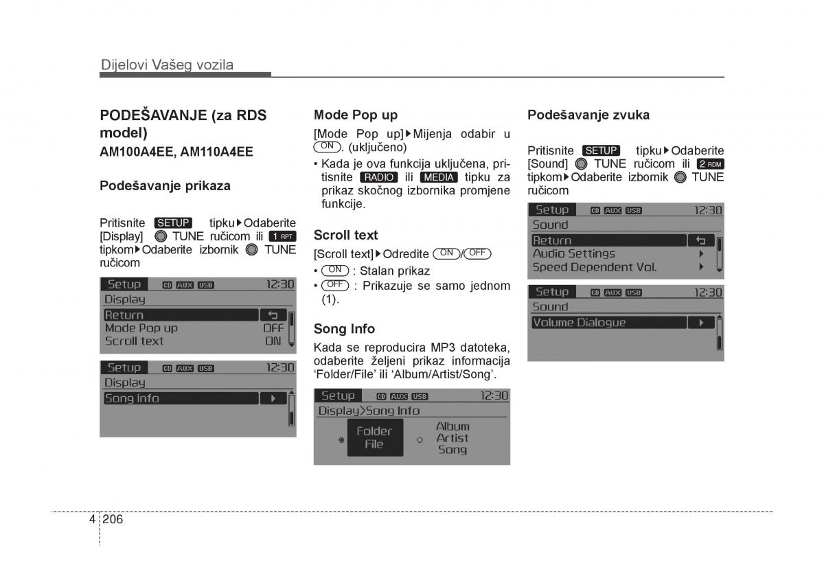 KIA Carens III 3 vlasnicko uputstvo / page 298