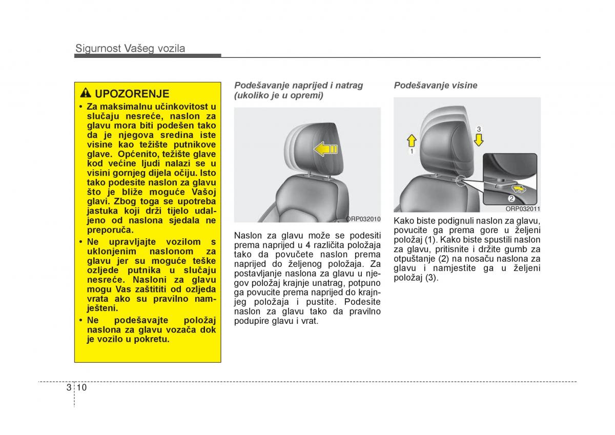 KIA Carens III 3 vlasnicko uputstvo / page 30