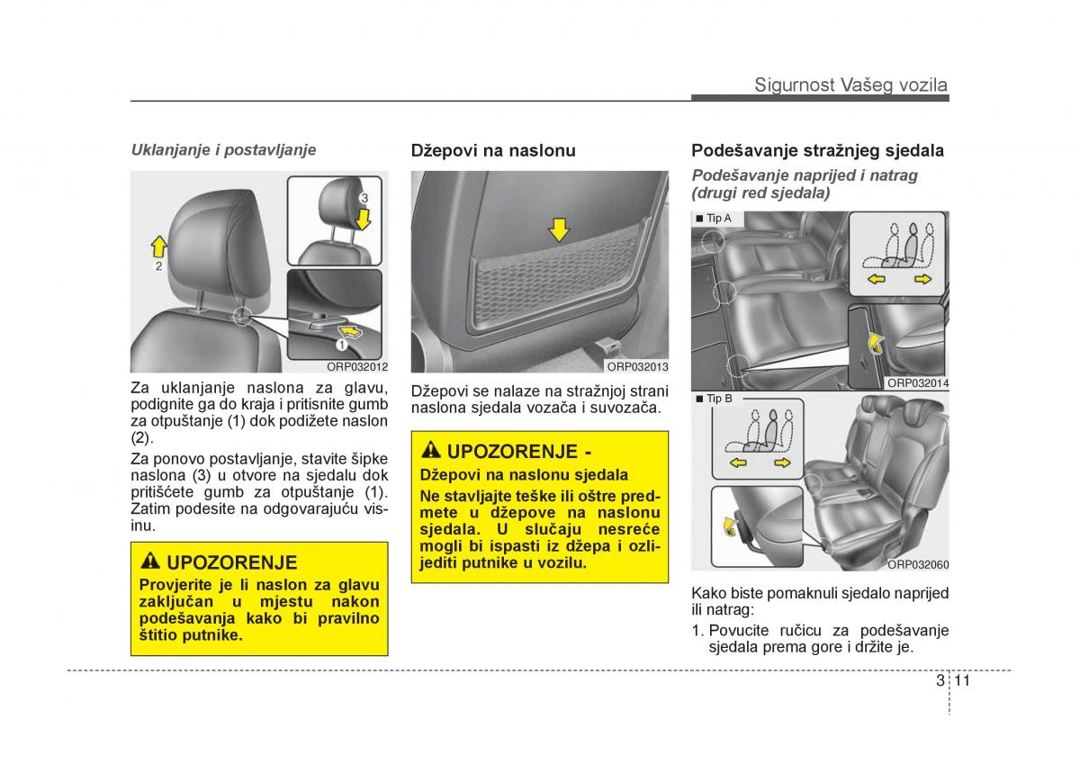 KIA Carens III 3 vlasnicko uputstvo / page 31