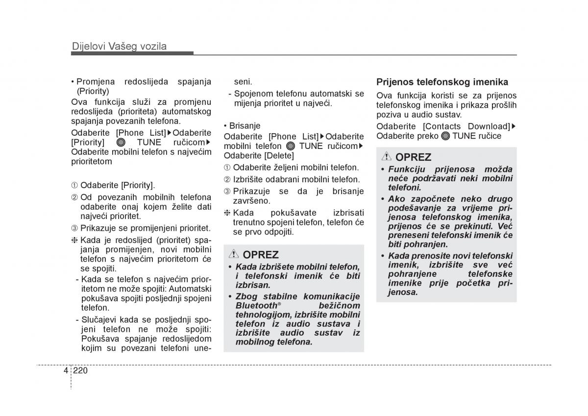 KIA Carens III 3 vlasnicko uputstvo / page 312