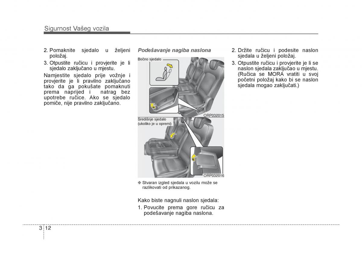 KIA Carens III 3 vlasnicko uputstvo / page 32