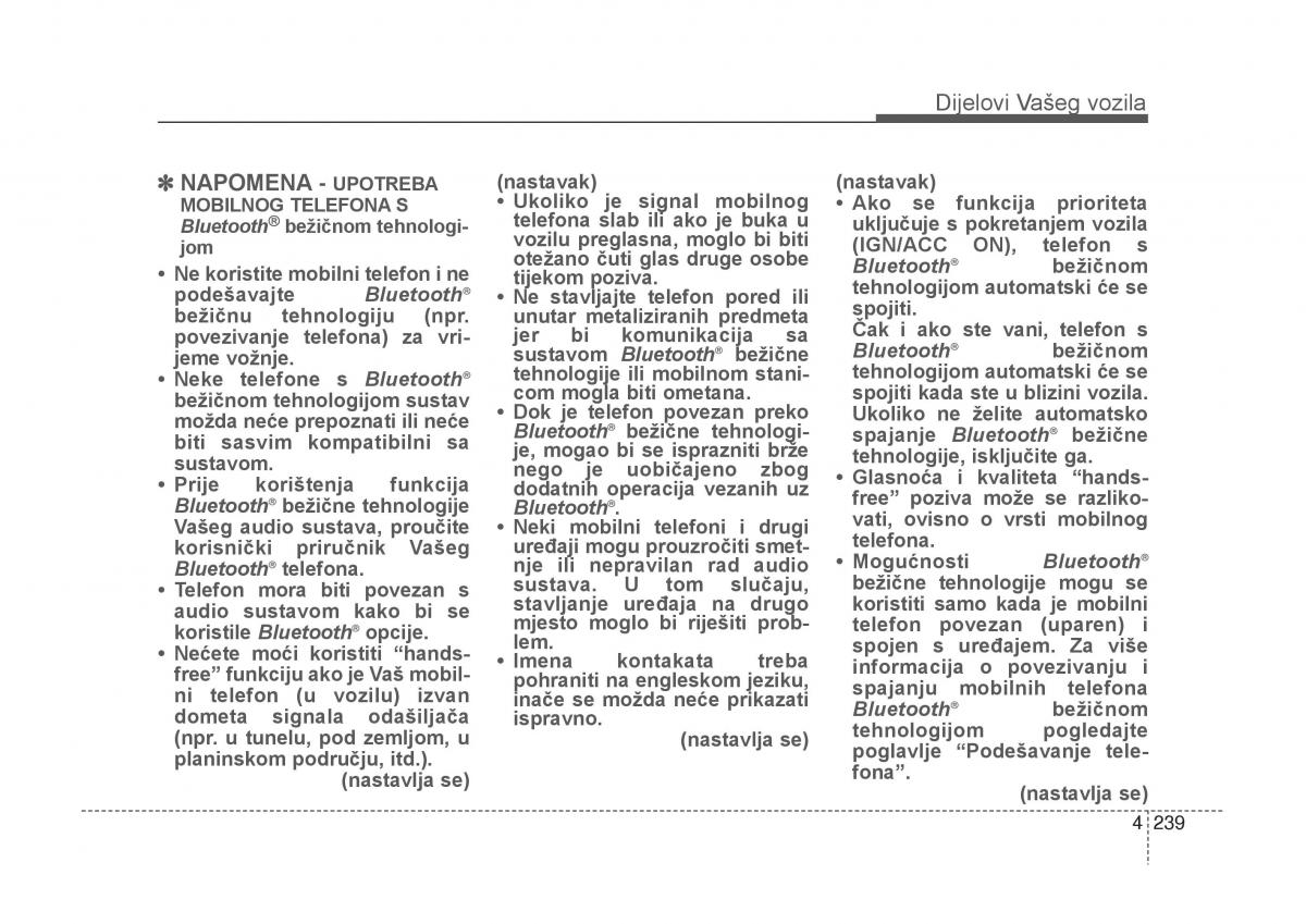 KIA Carens III 3 vlasnicko uputstvo / page 331