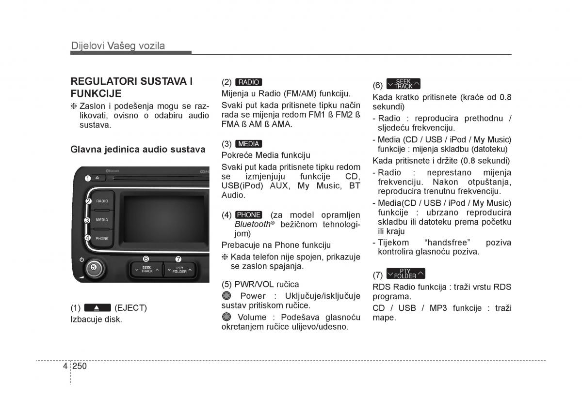 KIA Carens III 3 vlasnicko uputstvo / page 342