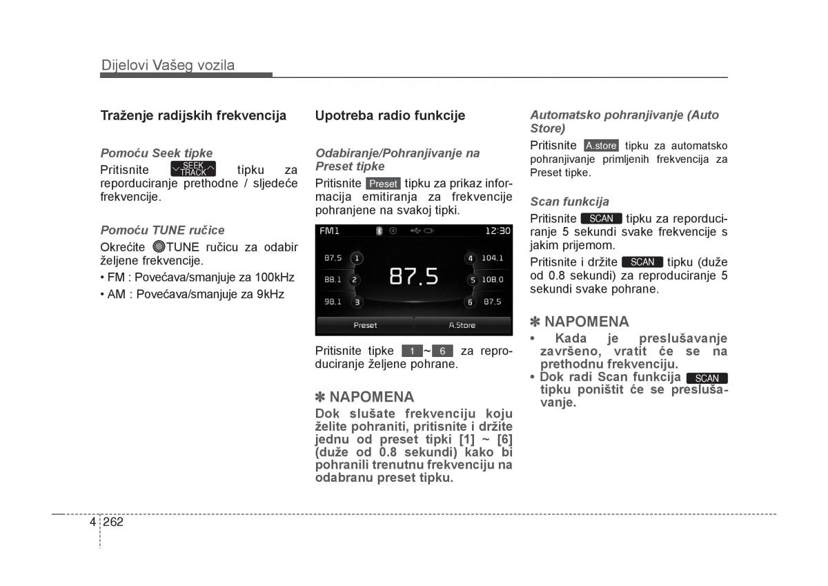 KIA Carens III 3 vlasnicko uputstvo / page 354