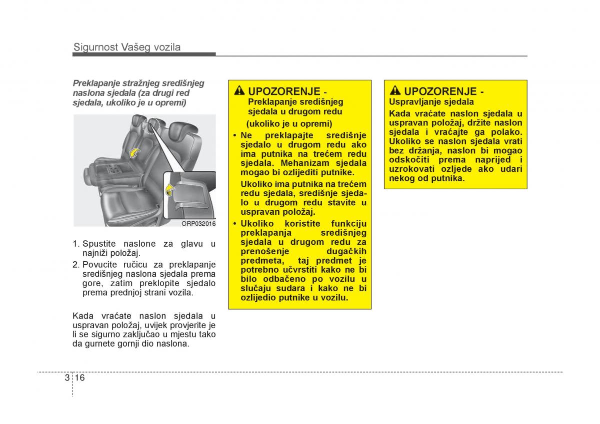 KIA Carens III 3 vlasnicko uputstvo / page 36