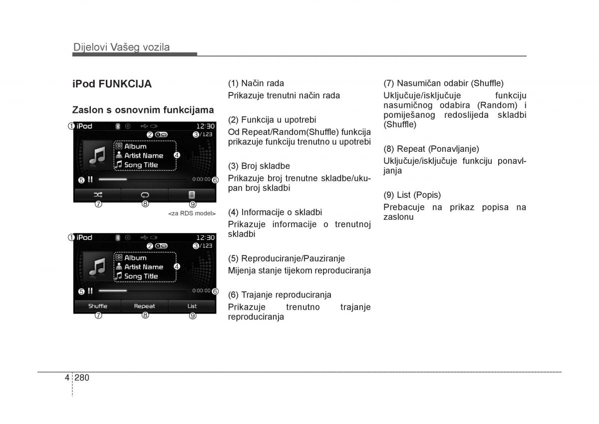 KIA Carens III 3 vlasnicko uputstvo / page 372