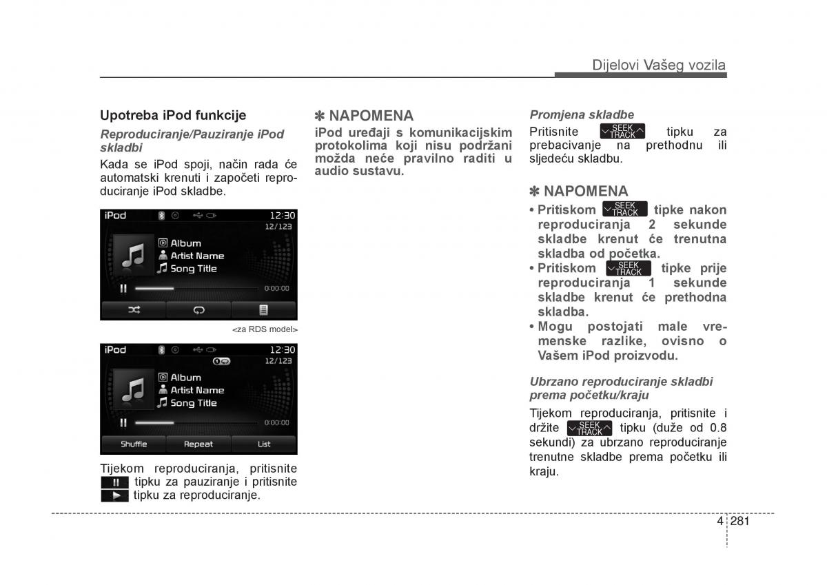 KIA Carens III 3 vlasnicko uputstvo / page 373