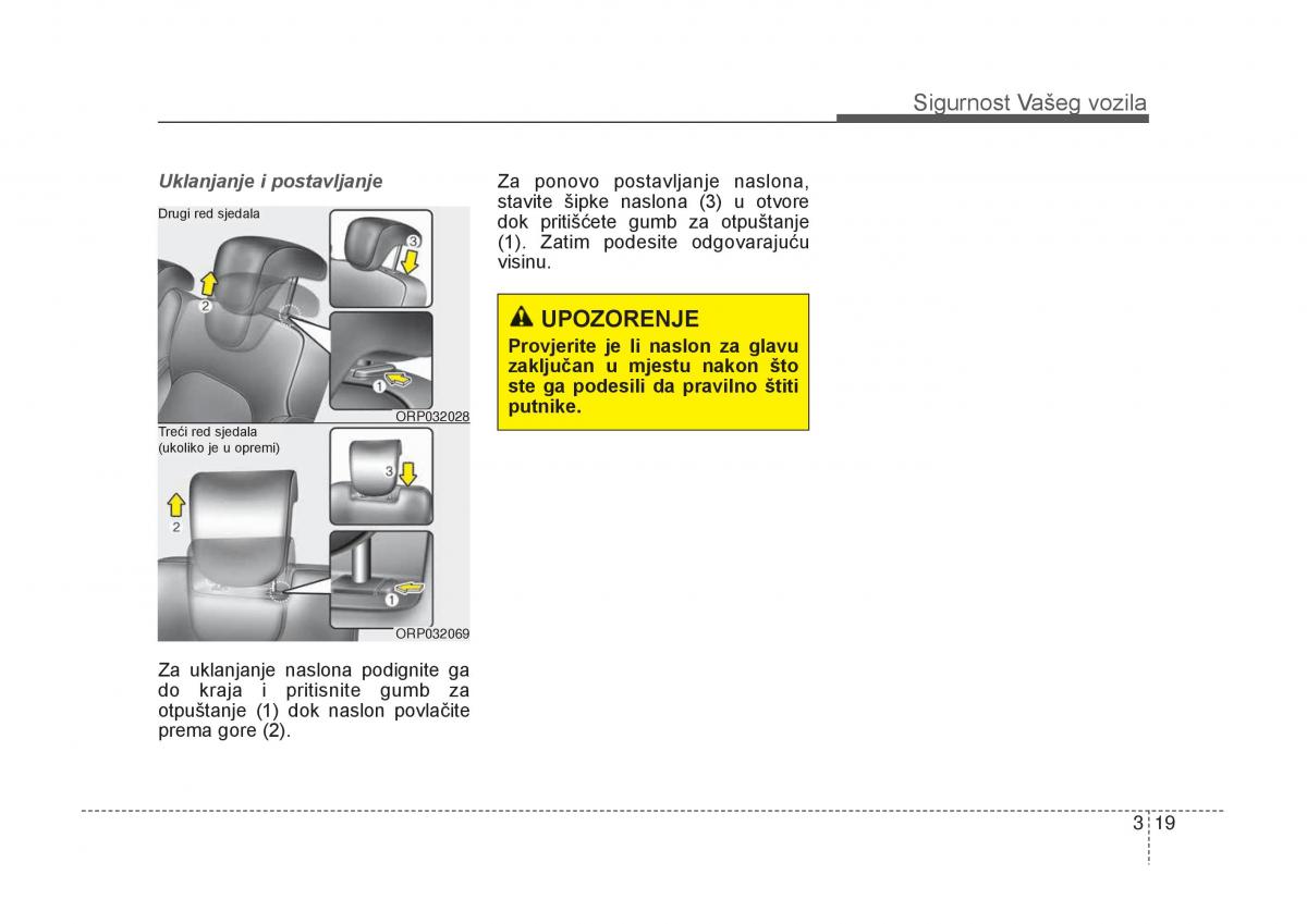 KIA Carens III 3 vlasnicko uputstvo / page 39