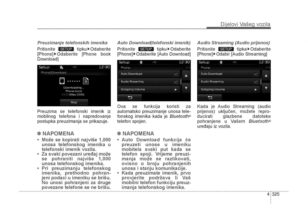 KIA Carens III 3 vlasnicko uputstvo / page 417