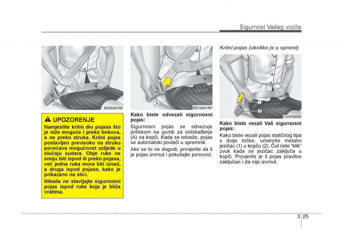 KIA Carens III 3 vlasnicko uputstvo / page 45