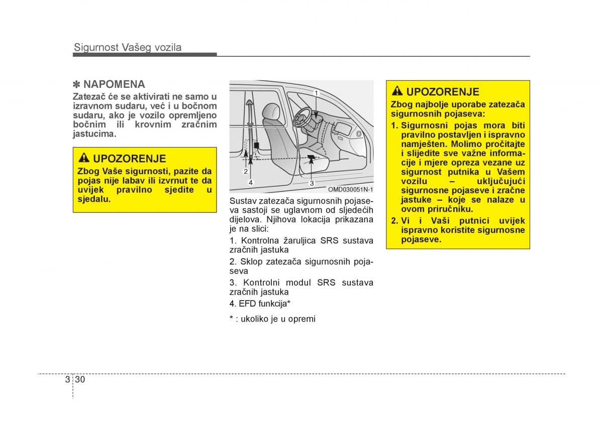 KIA Carens III 3 vlasnicko uputstvo / page 50