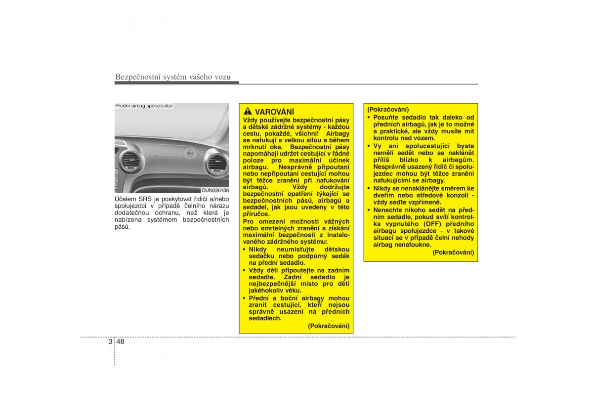 KIA Carens II 2 navod k obsludze / page 61