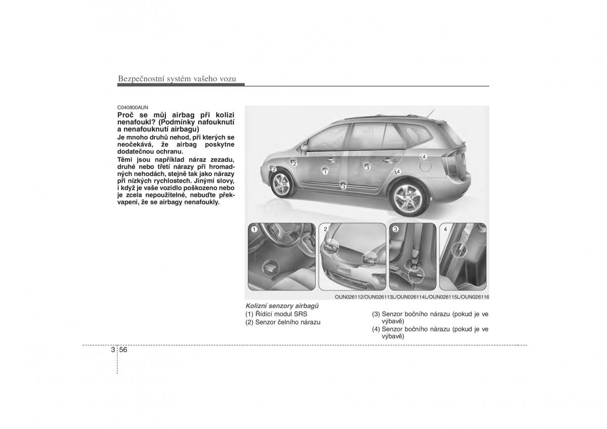 KIA Carens II 2 navod k obsludze / page 69