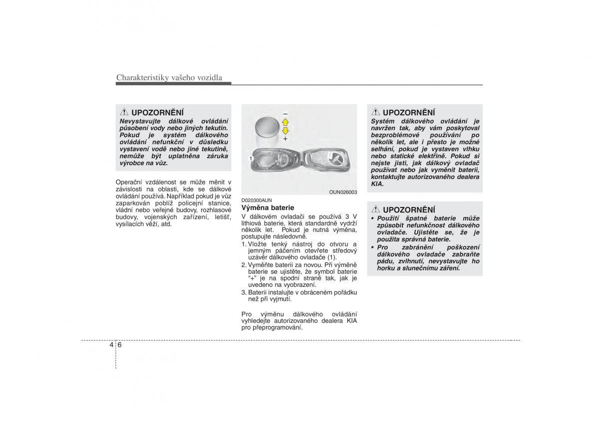 KIA Carens II 2 navod k obsludze / page 85