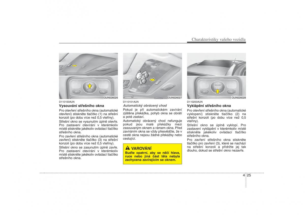 KIA Carens II 2 navod k obsludze / page 104