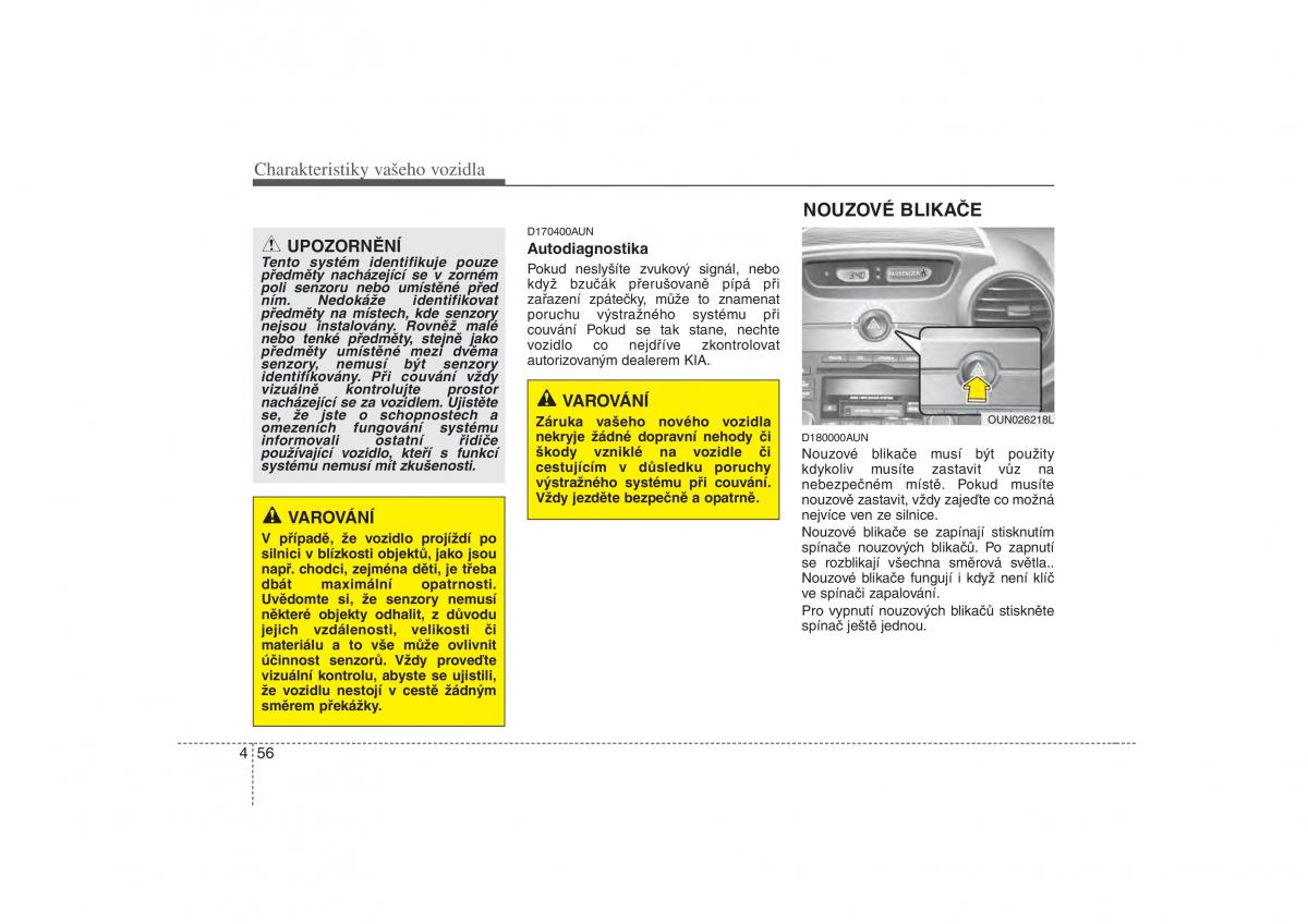 KIA Carens II 2 navod k obsludze / page 135