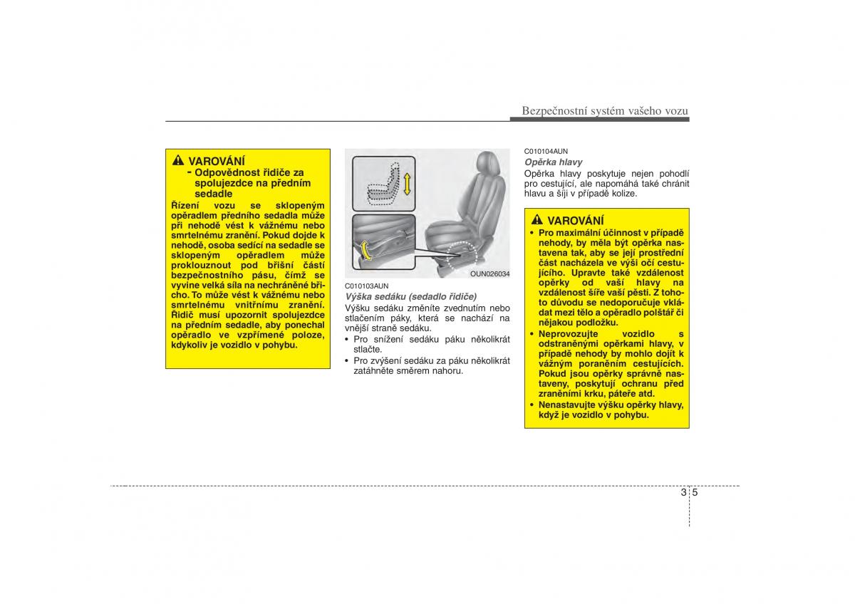 KIA Carens II 2 navod k obsludze / page 18