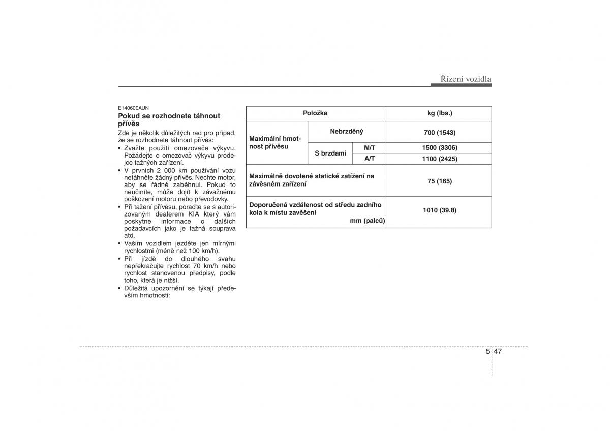 KIA Carens II 2 navod k obsludze / page 228