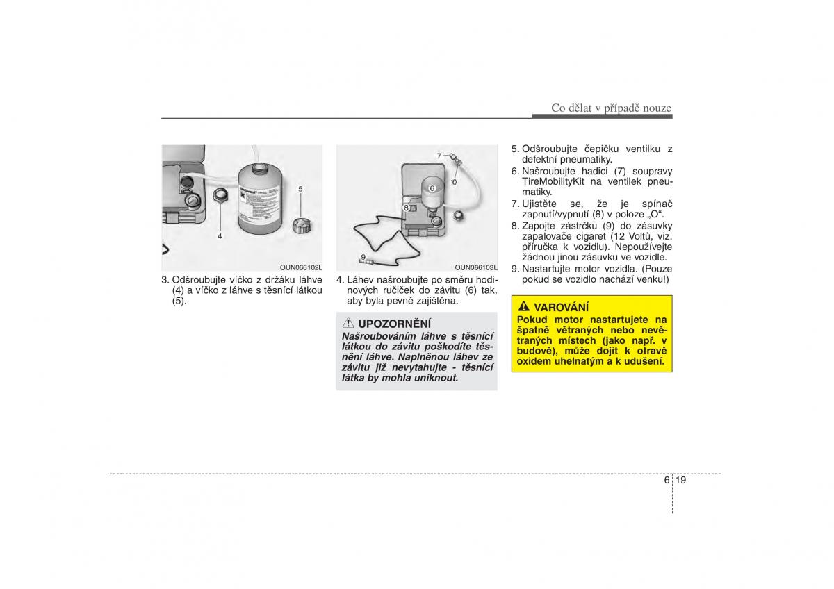 KIA Carens II 2 navod k obsludze / page 249