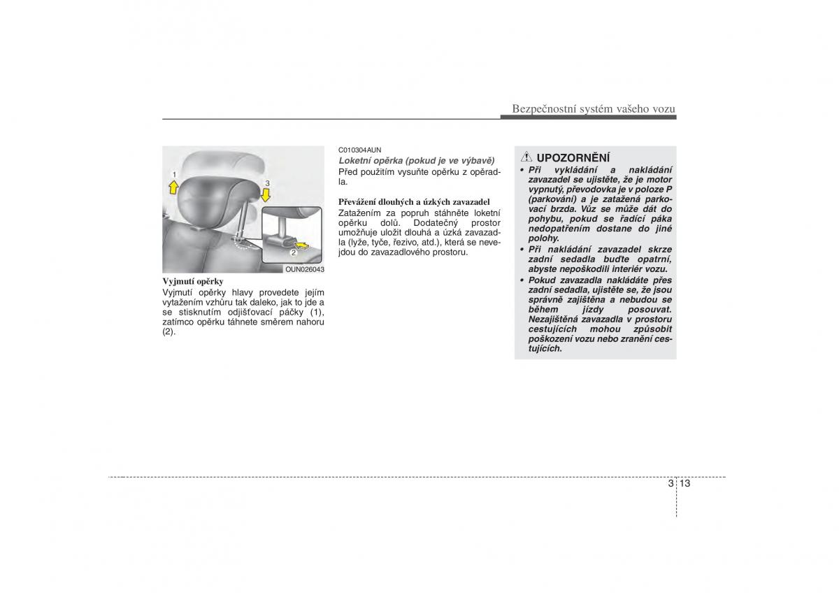 KIA Carens II 2 navod k obsludze / page 26