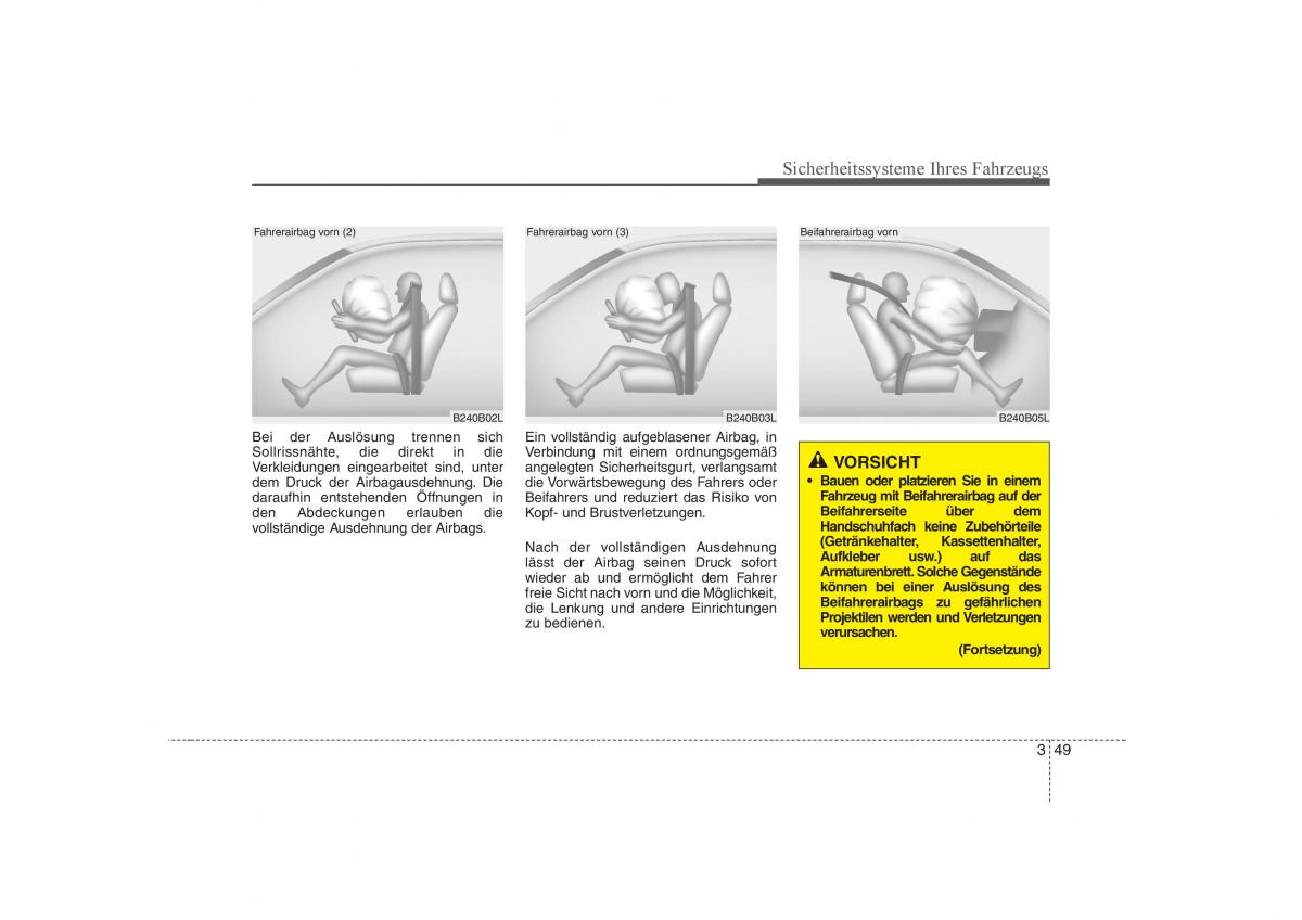 KIA Carens II 2 Handbuch / page 64