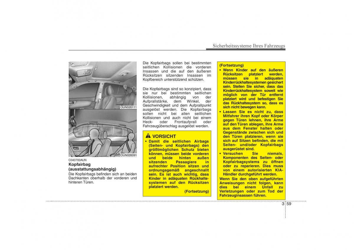 KIA Carens II 2 Handbuch / page 74