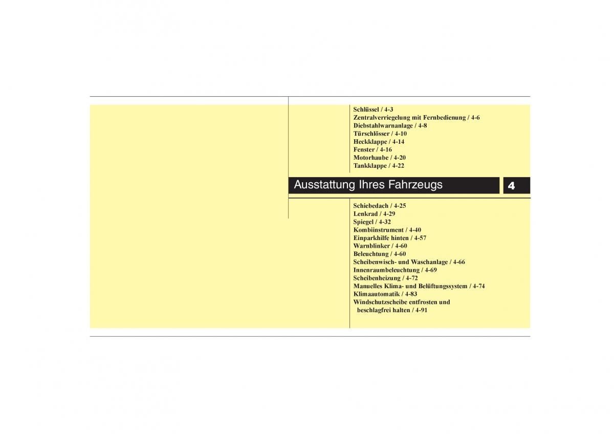 KIA Carens II 2 Handbuch / page 87