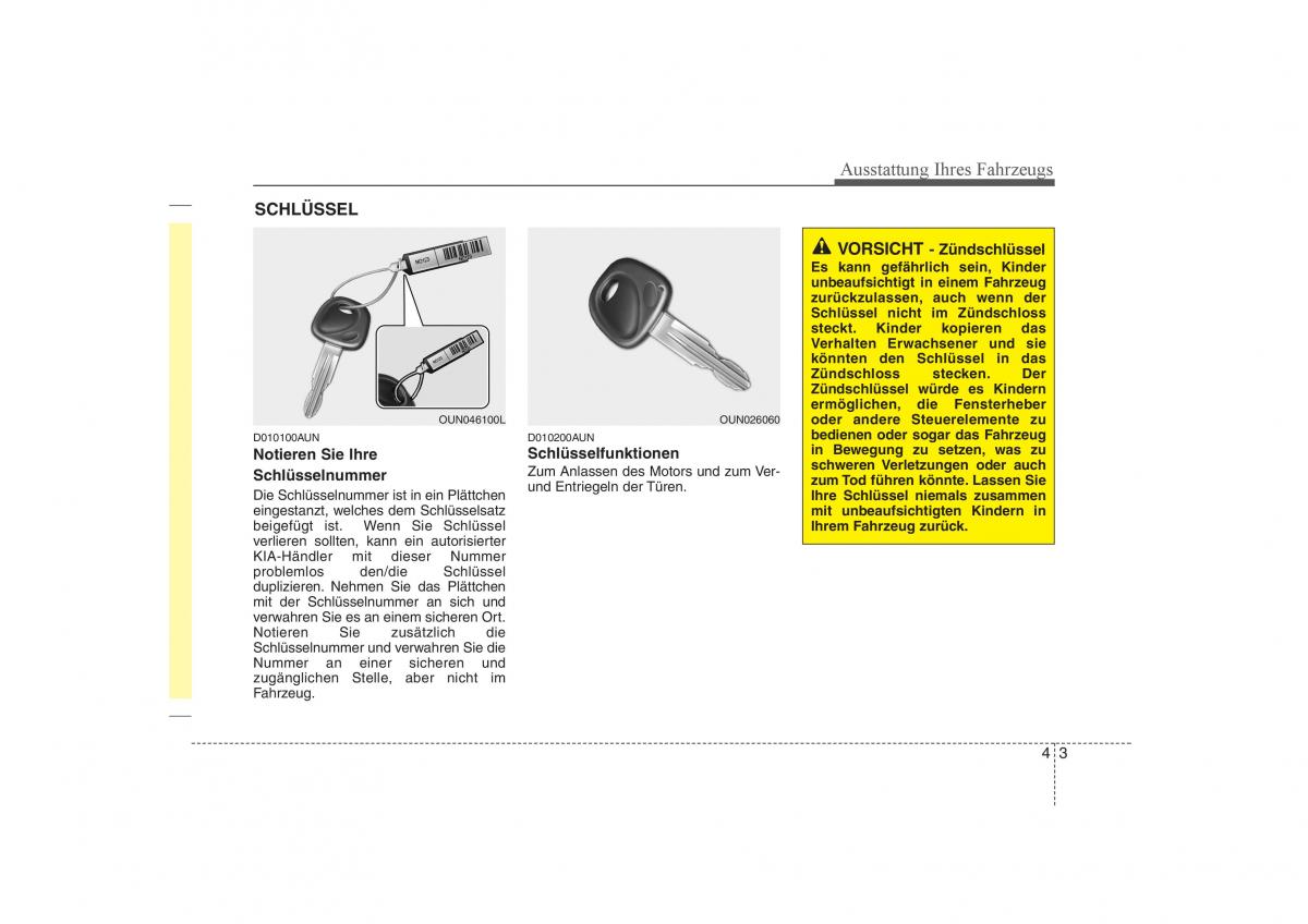 KIA Carens II 2 Handbuch / page 89