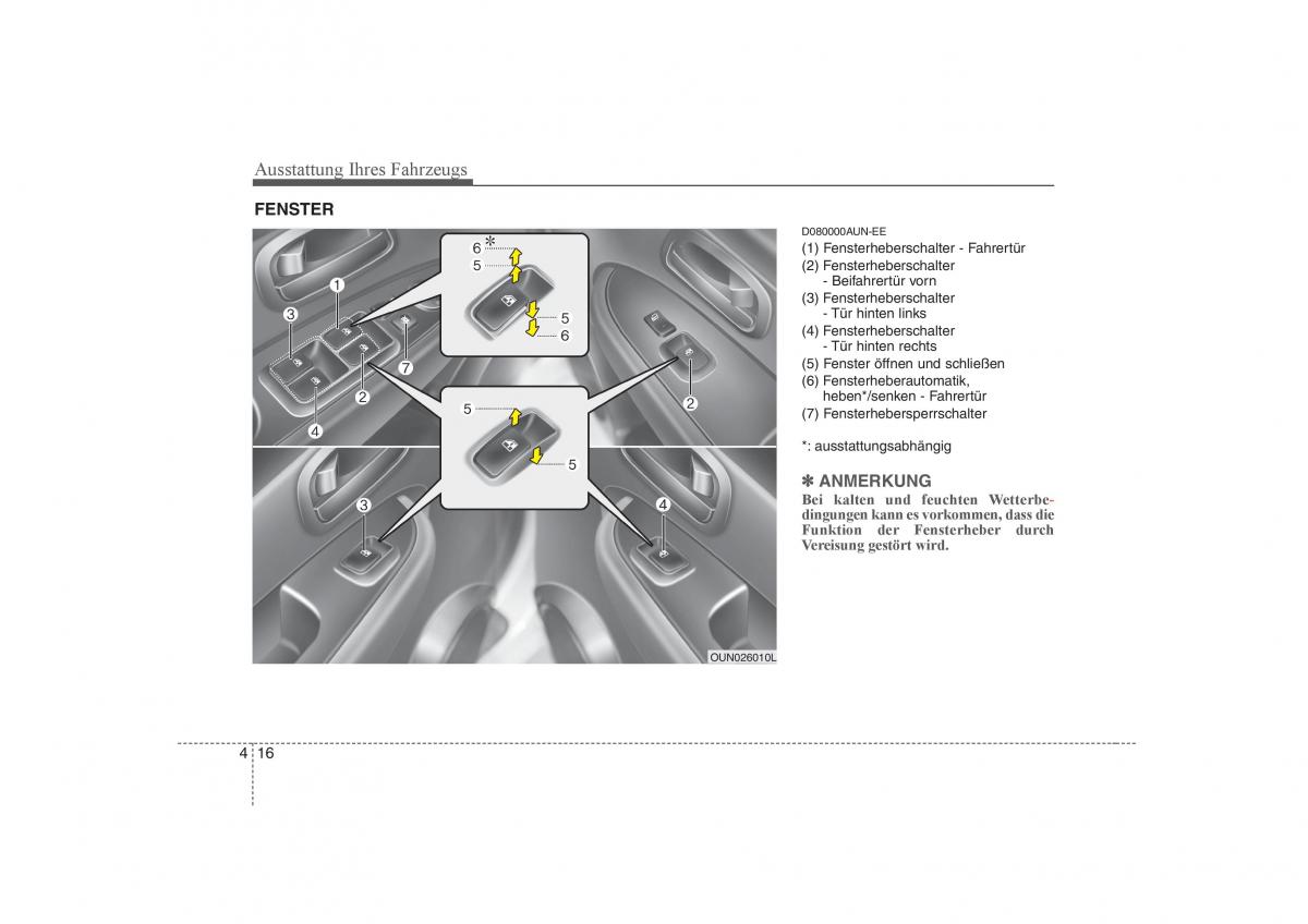 KIA Carens II 2 Handbuch / page 102