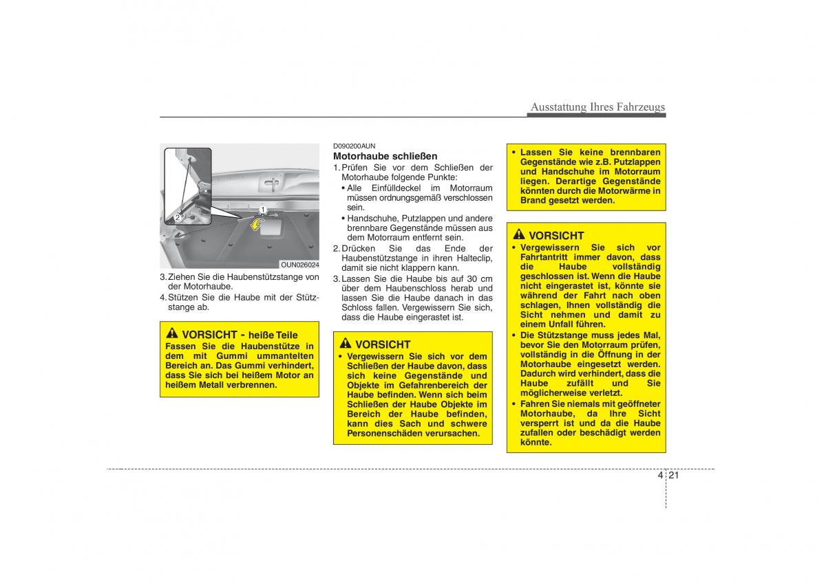 KIA Carens II 2 Handbuch / page 107