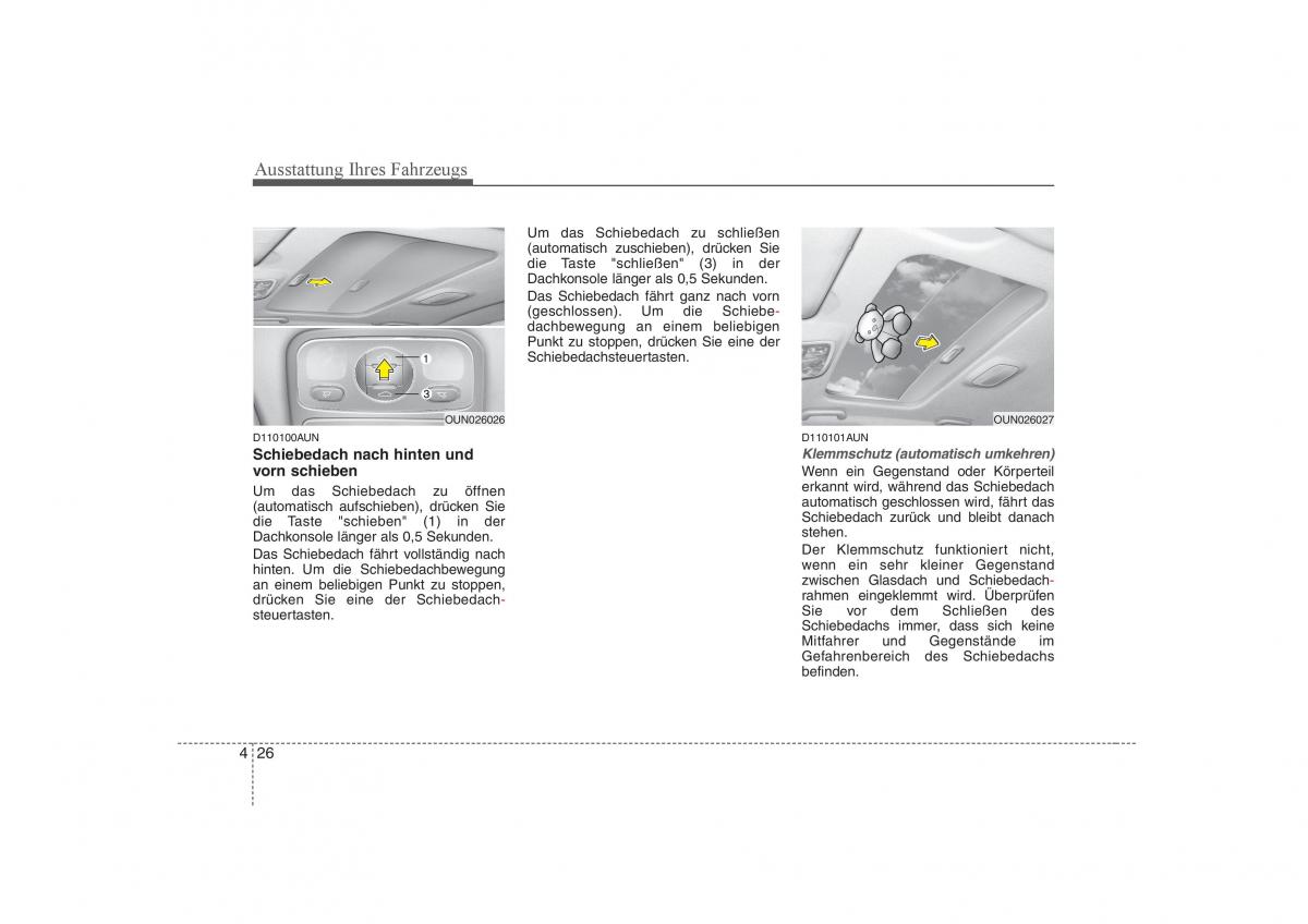 KIA Carens II 2 Handbuch / page 112