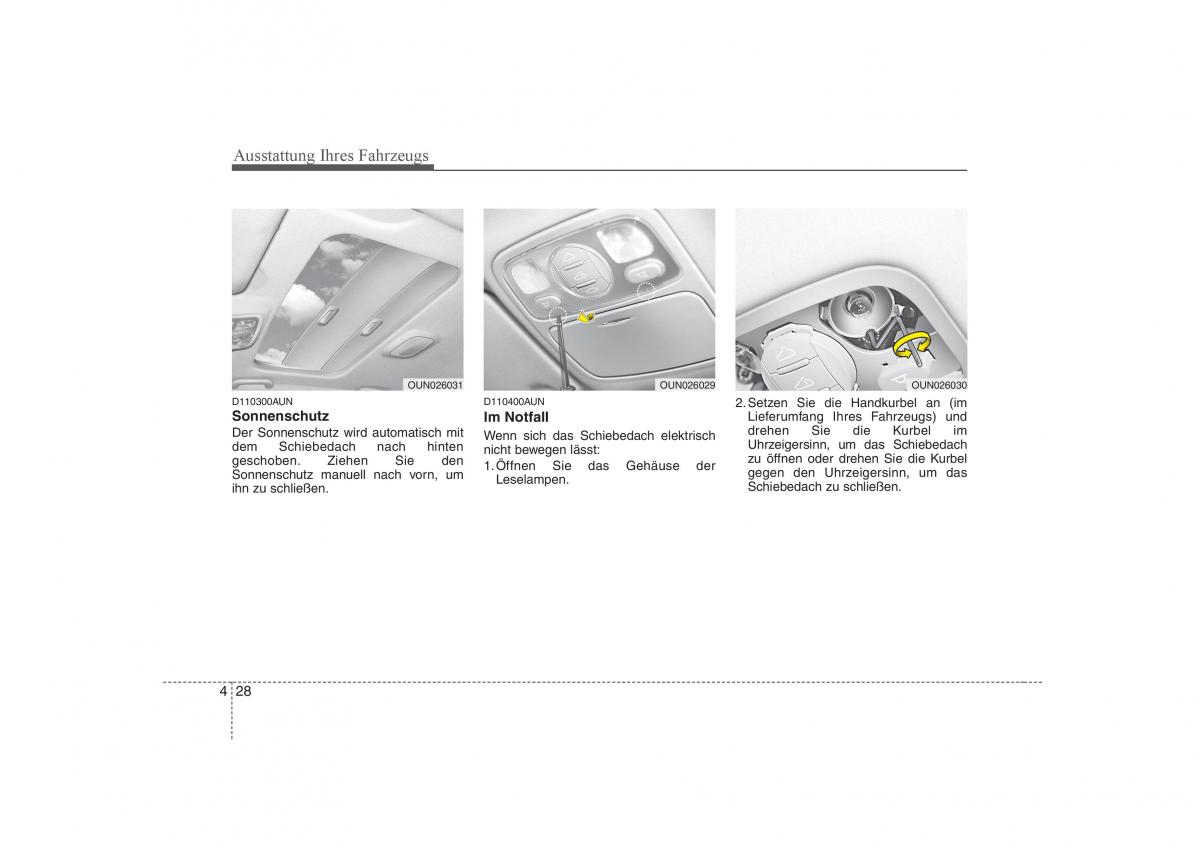 KIA Carens II 2 Handbuch / page 114