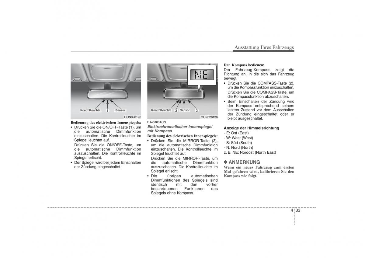 KIA Carens II 2 Handbuch / page 119