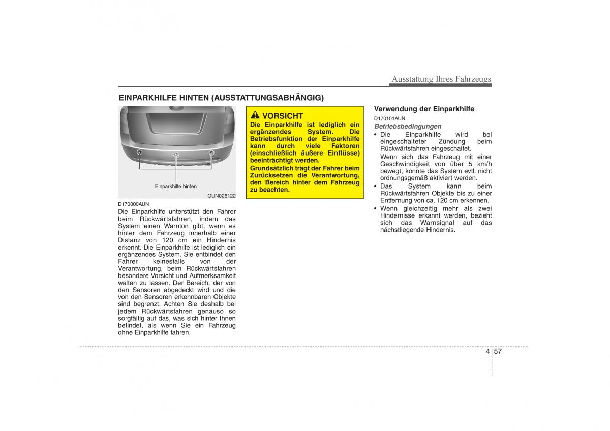 KIA Carens II 2 Handbuch / page 143