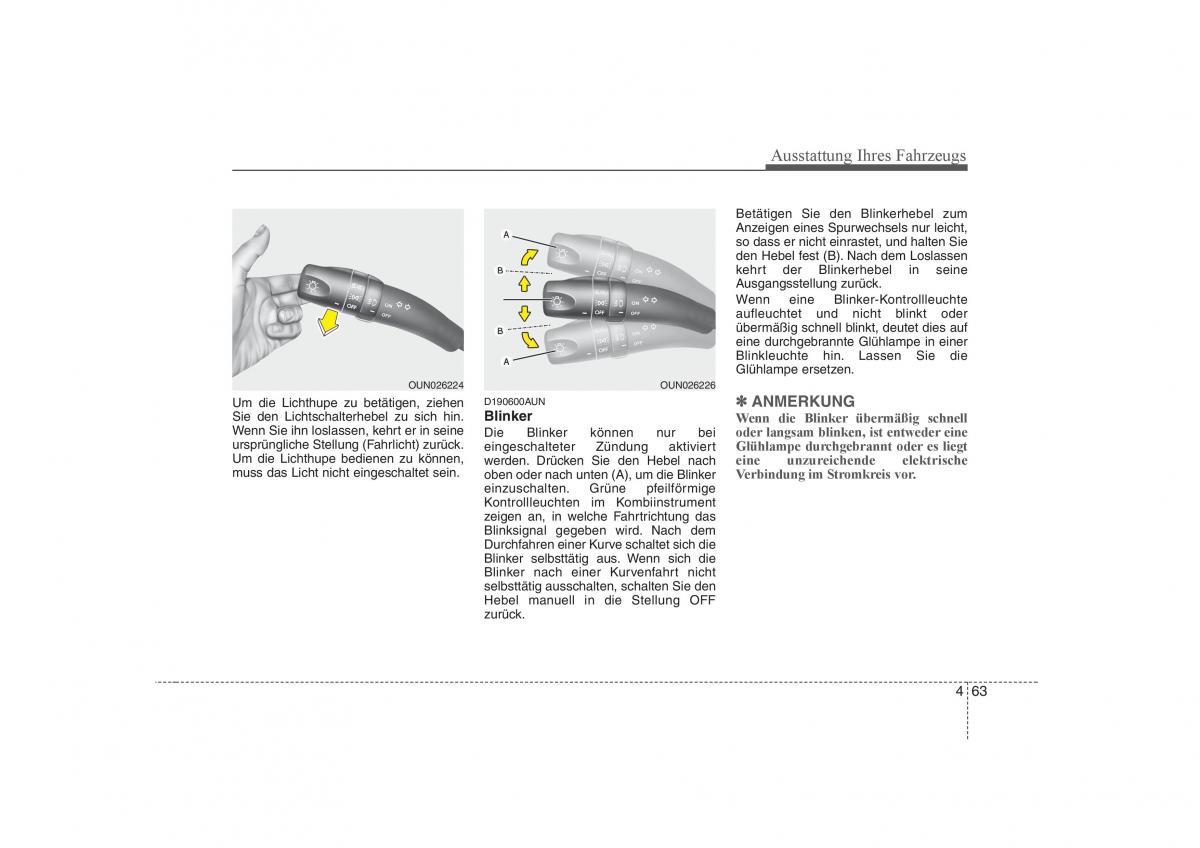 KIA Carens II 2 Handbuch / page 149