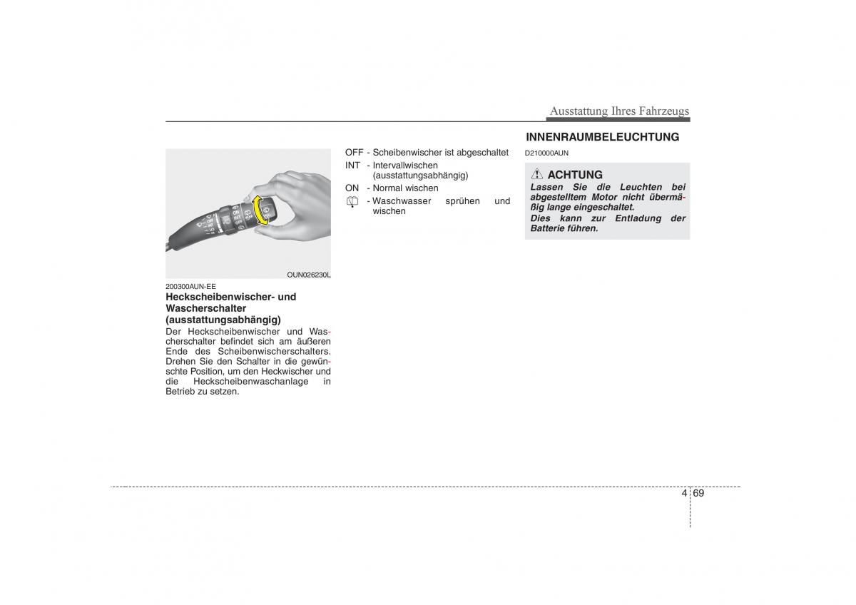 KIA Carens II 2 Handbuch / page 155